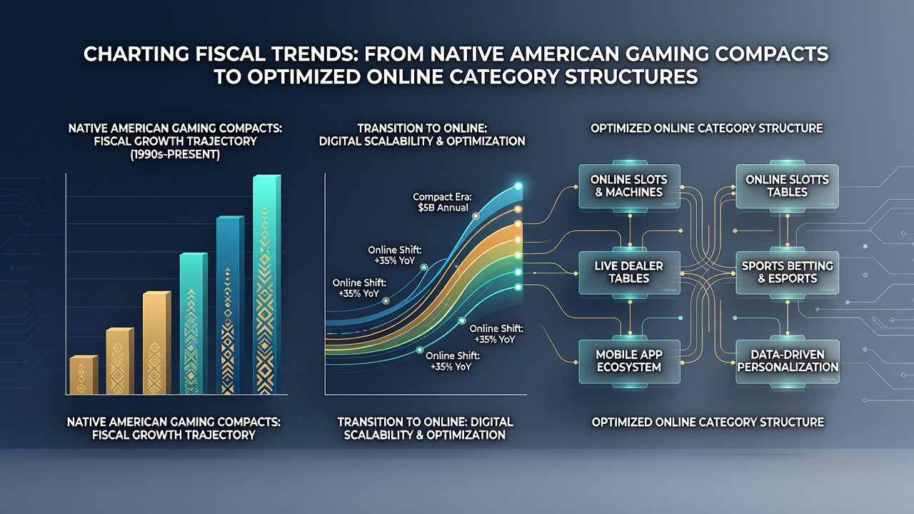 Data visualization of optimized category structures in online betting databases derived from gaming compact trends