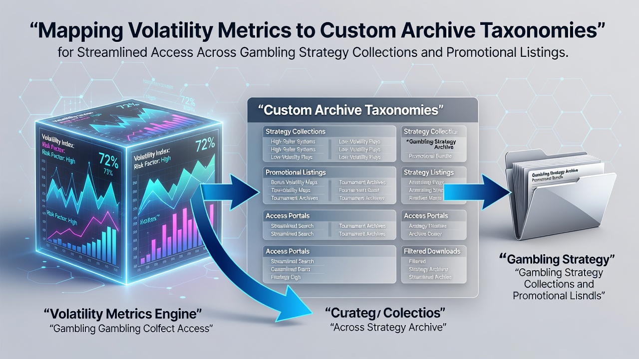 Diagram showing volatility metrics mapped to custom archive taxonomies in gambling resource collections
